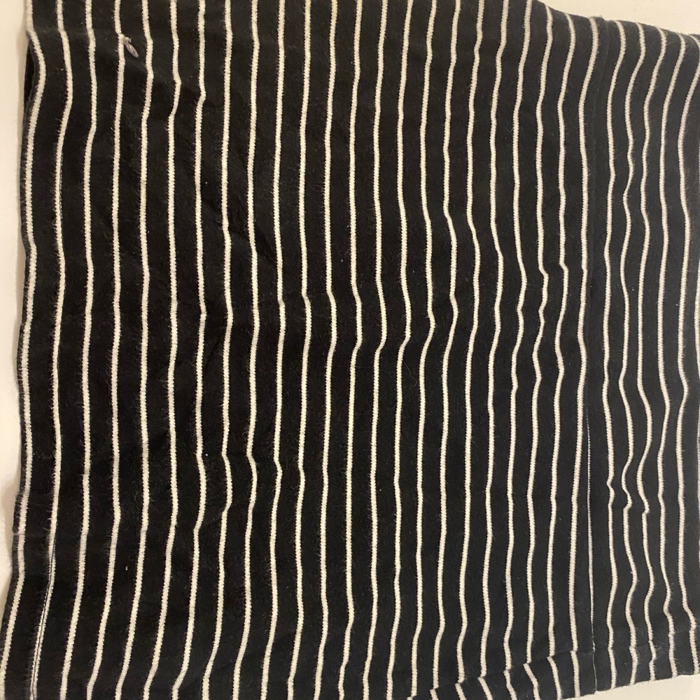Striped tube skirt